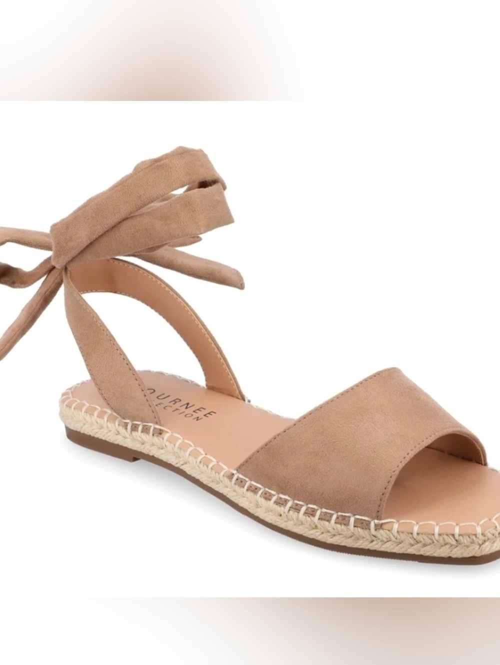 Journee Womens Emelie Espadrille Flat Sandals